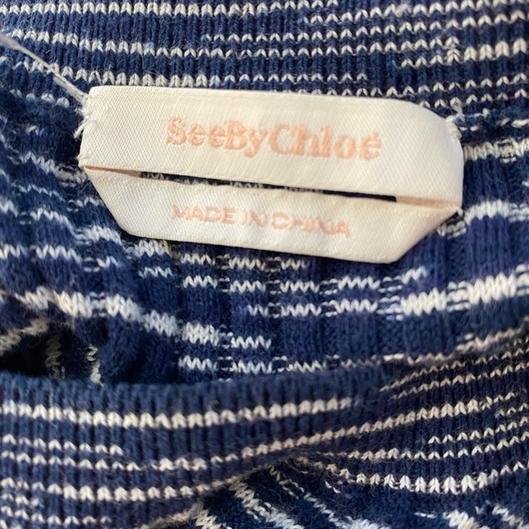 See by Chloe Ribbed Bodycon Sleeveless Sweater Dress - Picture 6 of 8